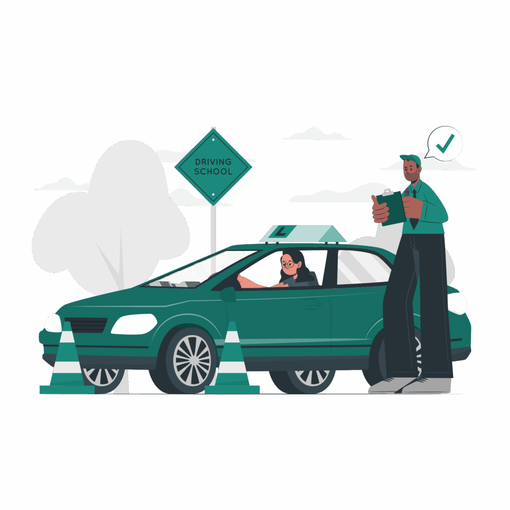 WAY-Partner - Illustration - Driving School - C - Green