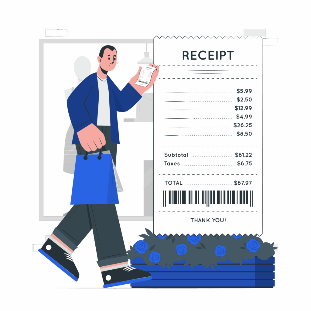 Way-Partner - Illustration - Receipt - C - Blue